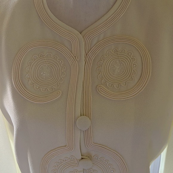 ADRIENNA PAPELL Elegant Suit Ivory Absolutely Beautiful Size 8 - Picture 9 of 16